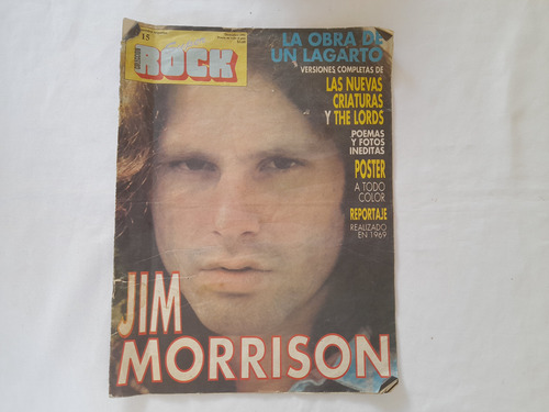 Revista Colección Super Rock, Jim Morrinson (tapa) * 1992 (Usado)