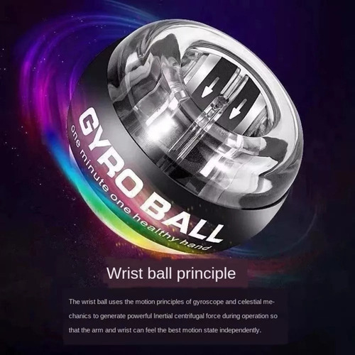 Giro Giroscópico Led Powerball Power Muñeca Brazo Muscle
