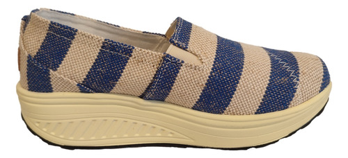 Zapatilla Norwest Pandora Beach Mujer Beige/azul