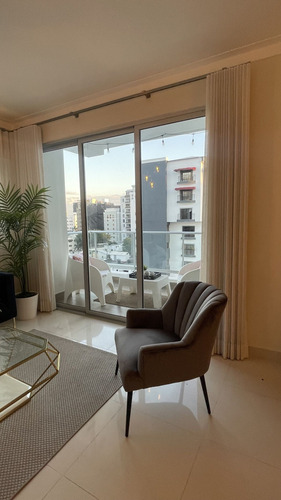 Apartamento En Alquiler Amueblado, Evaristo Morales