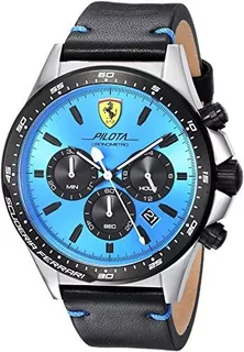 Ferrari Pilota 0830388 - Reloj De Cuarzo Para Hombre Con Cor