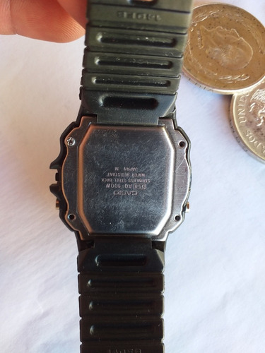 Relogio Antigo Casio Japan Aq 100w Caixa+pulseira Original