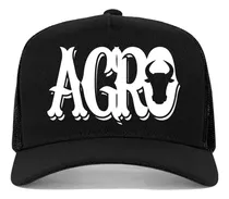 Comprar Boné Trucker Aba Curva Agro Boi Pecuária Roça Agropecuária
