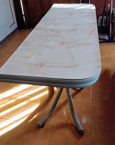 Mesa Libro Extensible 120 X 80 Melanina Patas Hierro (Usado)