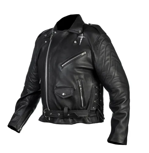 Chamarra De Piel Modelo Aviador Retro Ddi