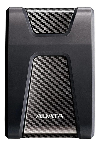 Imagen 1 de 3 de Disco duro externo Adata DashDrive Durable HD650 AHD650-1TU3 1TB negro