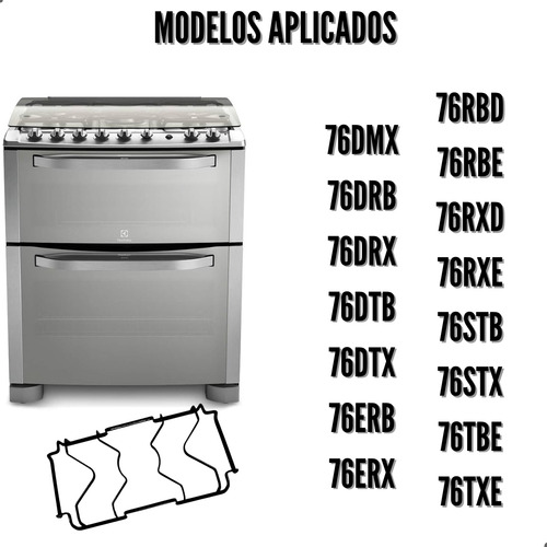 Grade Grelha Central Da Mesa Fogão Electrolux 76stb 76dtb