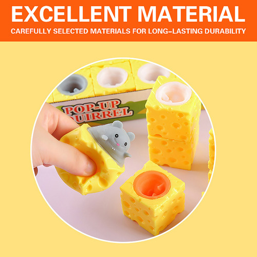 Juguete Interactivo Cheese Mouse Popper Toy Para Aliviar El