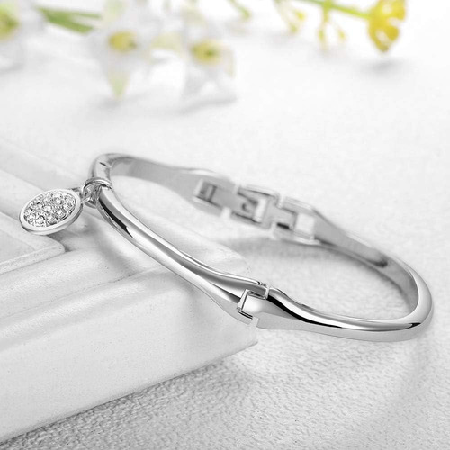 Conjunto De Reloj Y Pulsera Para Mujer, Plata, Analógico