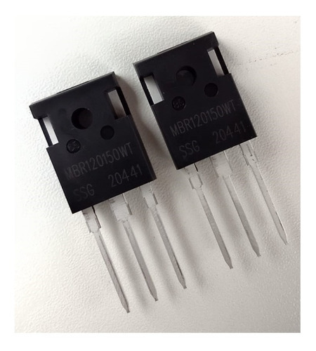 Imagem 3 de 5 de 4 Pcs Diodo Mbr120150 120 Amperes Melhor Q 80cpq150 V80100p