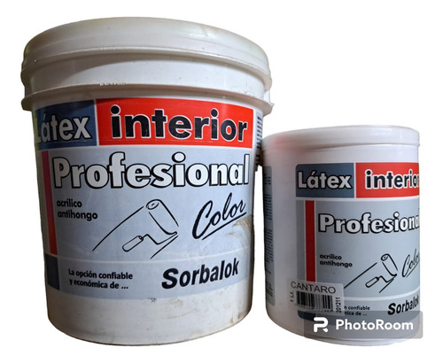 Latex Profesional Interior Color Cantaro Sorbalok 4lt