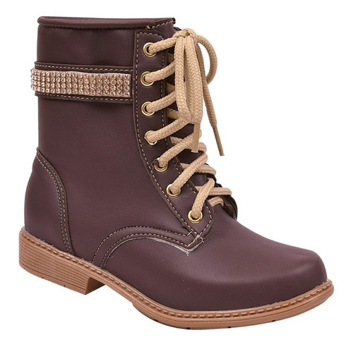 Bota Coturno Infantil Menina Raika Ref.49339