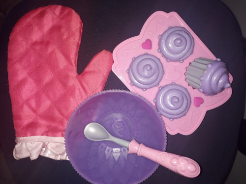 Imagen 1 de 3 de Juego De Cupcakes Princesa -  Marca Disney - Usado 