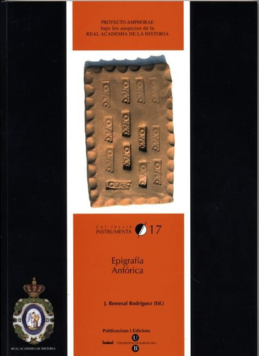 Epigrafia Anforica - Remesal Rodriguez, Jose