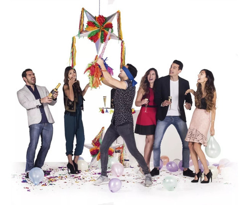 Piñata Plegable Estrella De 5 Picos Tradicional Piñata2go Tp