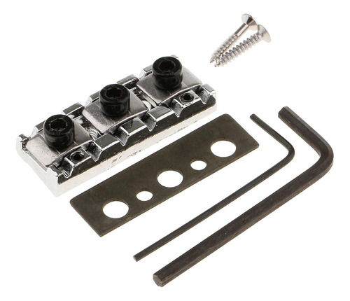 2 Guitarra Eléctrica Accs Tuerca De Fijación Set Plata