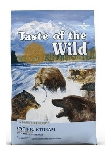 Imagen 1 de 1 de Alimento Taste of the Wild Pacific Stream Canine para perro adulto todos los tamaños sabor salmón en bolsa de 5.6kg