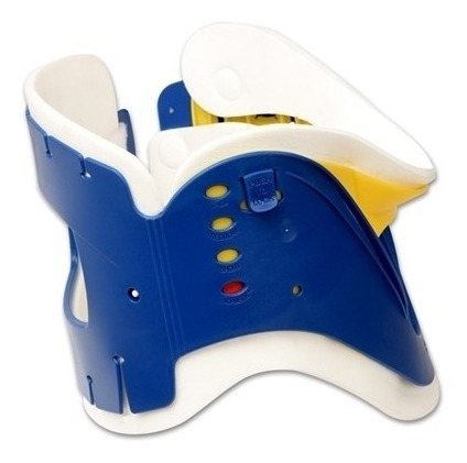 Imagen 2 de 6 de Collar Cervical Ajustable Adulto Regulable 4-1 Plano Rescate
