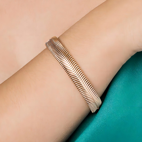 Pulseira Rommanel Gio Antonelli Rabo De Rato 1cm Com Caixa