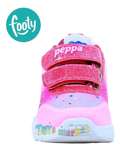 Imagen 5 de 8 de Zapatillas Con Luces Zapatilla Luz Peppa Pig Disney Footy