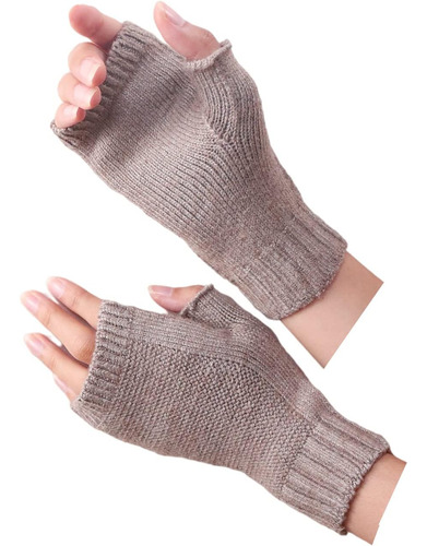 Facecozy Guantes Sin Dedos Para Mujeres Calentadores De Braz