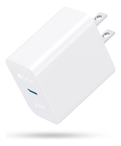 Cargador Tipo C Adaptador Carga Rapida 20w Blanco