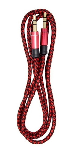 Cable Auxiliar 3.5mm Reforzado De 1 Metro Colores