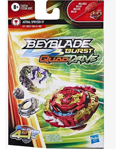 Beyblade Lançador Burst QuadStrike Bolt Spryzen Hasbro F6811