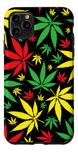 iPhone 11 Pro Max Rasta Marijuana Pot Leaf B08dvw56j1_300324