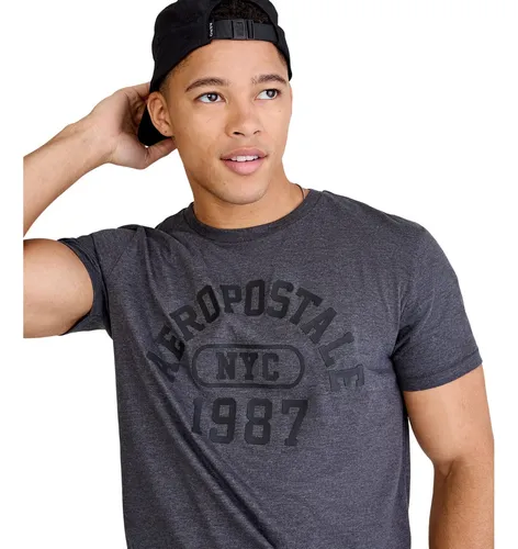 Playera Aeropostale Estampada Hombre Cuotas sin inter s