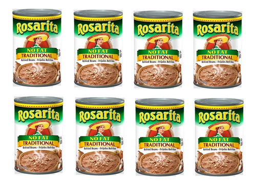 Rosarita - Jarras Tradicionales, Sin Grasa, 8 Latas De 453 M