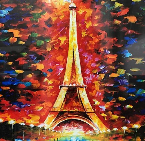 Cuadros Bastidor 60x60cm. Color Torre Eiffel