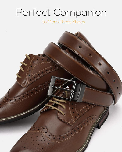 Cinturón Reversible Chaoren Para Hombre - Cinturón De Cuero