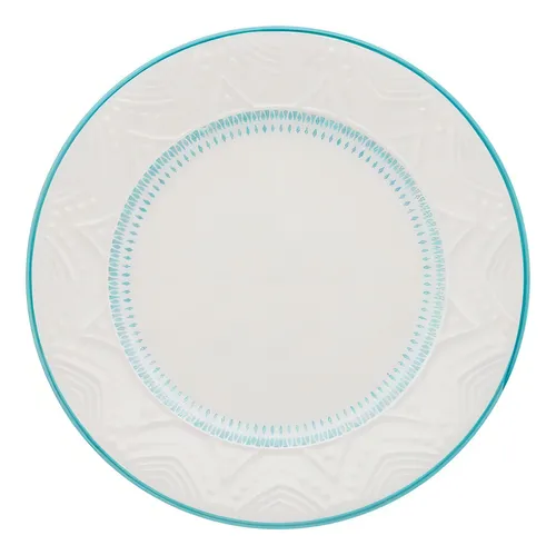 Juego de platos de postre Serena Sky de 6 piezas, 20,5 cm