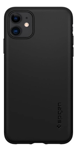 Funda iPhone 11 Spigen Thin Fit 360 + 2 Micas Cristal Origin