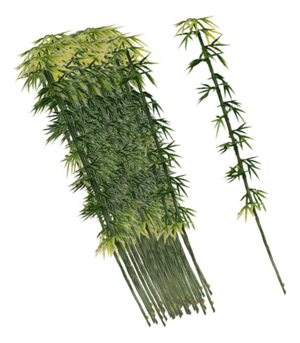 100x Modelo De Bambu Árvores Árvores De Arquitetura 12cm