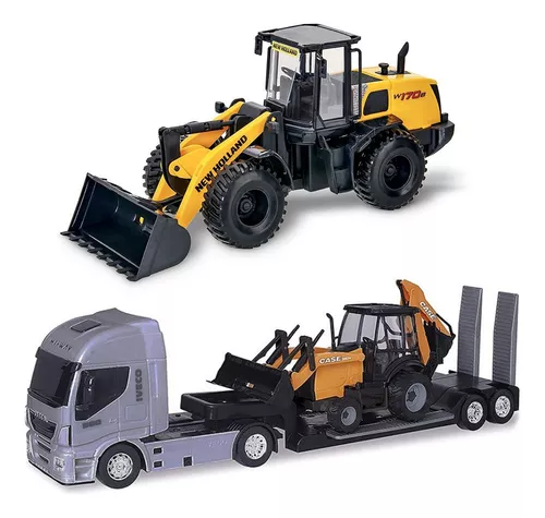 Brinquedos Maquinas Trator Escavadeira Caminhão Articulado Cor