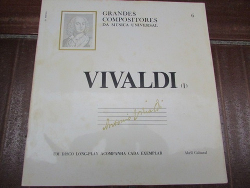 Lp Grandes Compositores Da Musica Universal Vivaldi 1