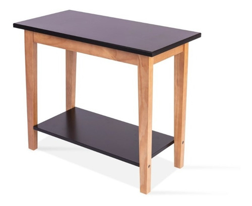 Mesa Lateral Veneza Madera Natural Br Livingood