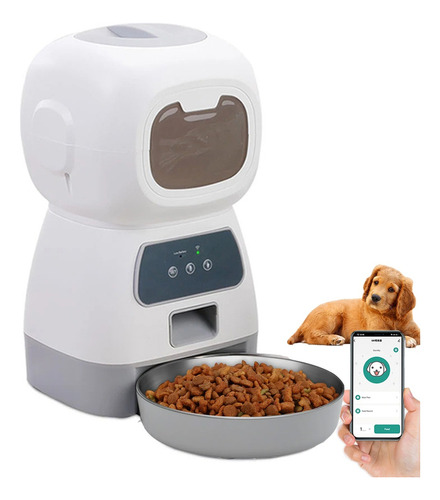 Comedero Dispensador Automatico Inteligente Mascotas Wifi 