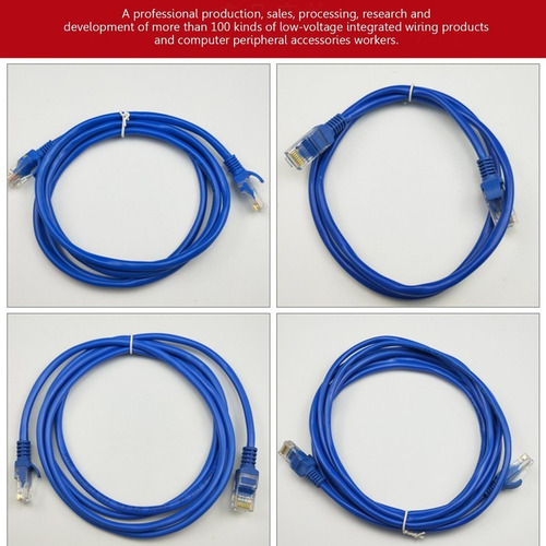 Imagen 4 de 6 de 5/10/15/20/25/30 / 50m Ethernet Internet Rj45 Lan Cable Cone