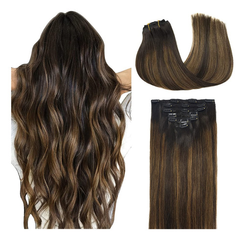 Doores - Extensiones De Cabello Con Clip Estilo Ombre (color