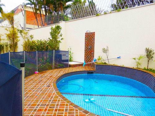 Imagem 10 de 29 de Casa Em Condomínio Com 4 Suítes, Jardim E Piscina No Alto Da Boa Vista - Reo17443