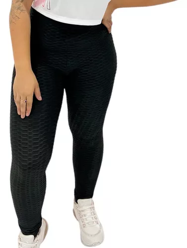 Calça Legging Texturizada 3D Empina Bumbum em Cirrê