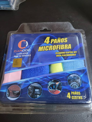 Paquete De 4 Paños De Microfibra Cardoc