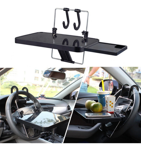 Bandeja Plegable Para Asiento De Auto Volante Laptop Comida