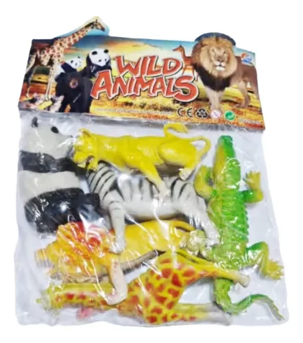 Figura animal modelo selva animal juguete conjunto aprendizaje bosque animales  juguetes 12 Unids Animal Figura Modelo Selva Animal Juguete Conjunto  Artificial Animal Salvaje ANGGREK Otros