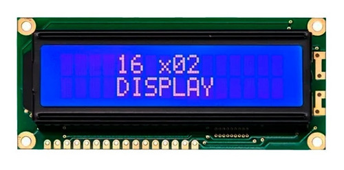 Display Lcd 16x2 Lcd16x2 1602 Arduino Pic Azul Y Blanco 2pzs