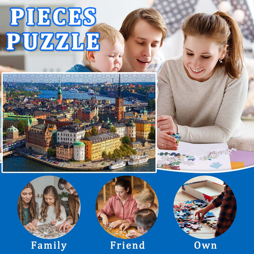Juego De Rompecabezas Grande Z Puzzles De 1000 Piezas, Jugue