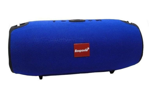 Caixa De Som Speaker Ecopower Potente Com Bluetooth E Usb